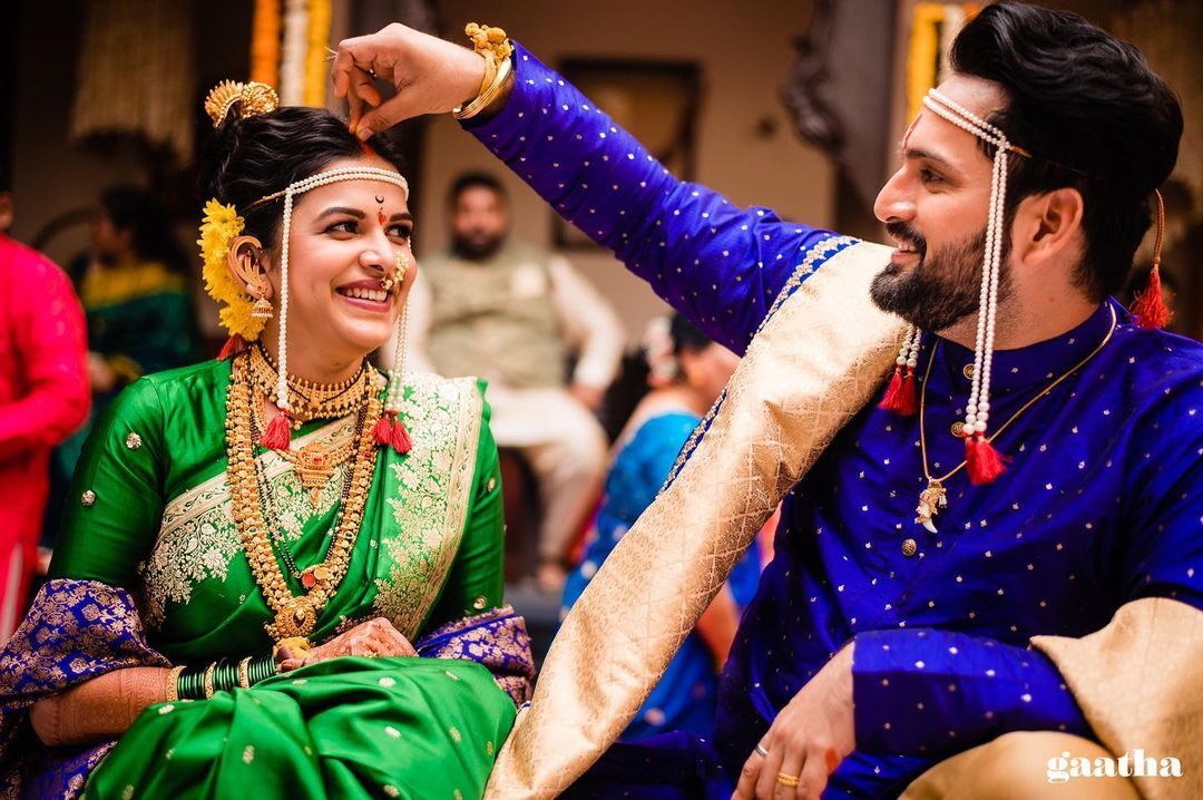Siddharth Chandekar And Mitali Mayekar Marriage Photos Filmibeat