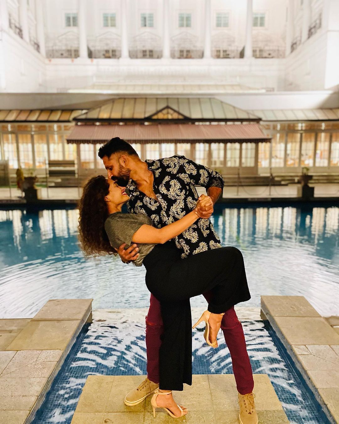 Actor John kokken And Pooja Ramachandran 2021 Romantic Holiday