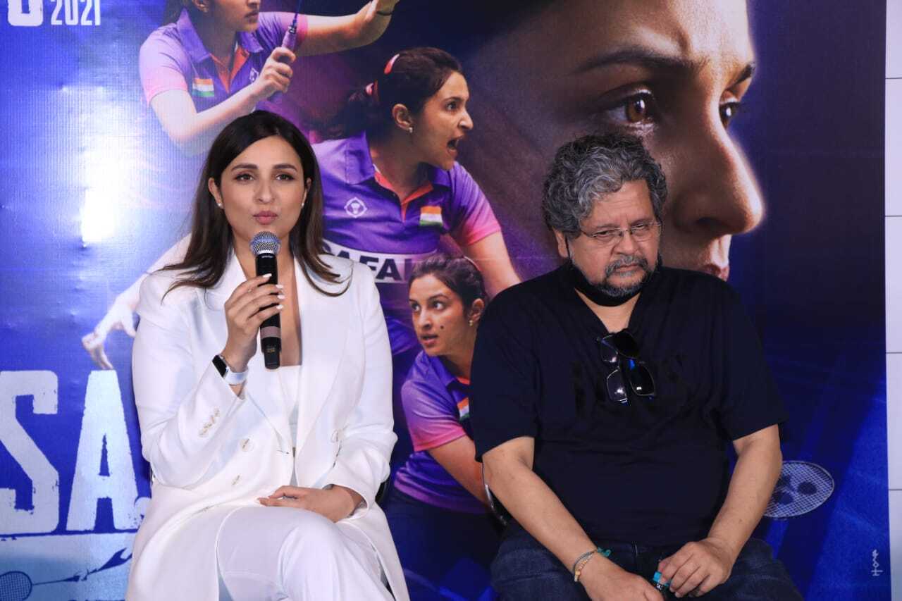 Parineeti Chopra's Saina Movie Trailer launch in Mumbai