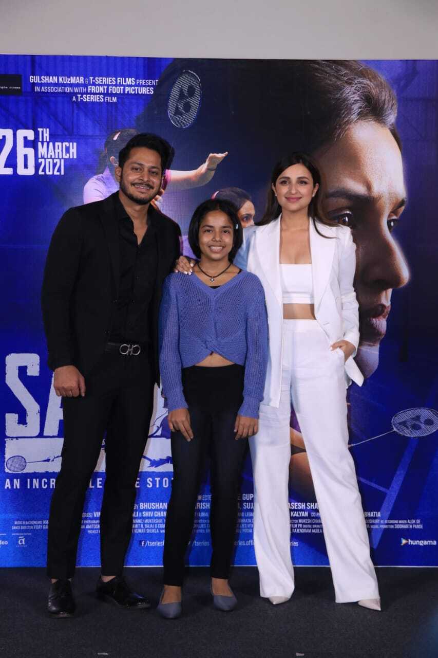 Parineeti Chopra's Saina Movie Trailer launch in Mumbai