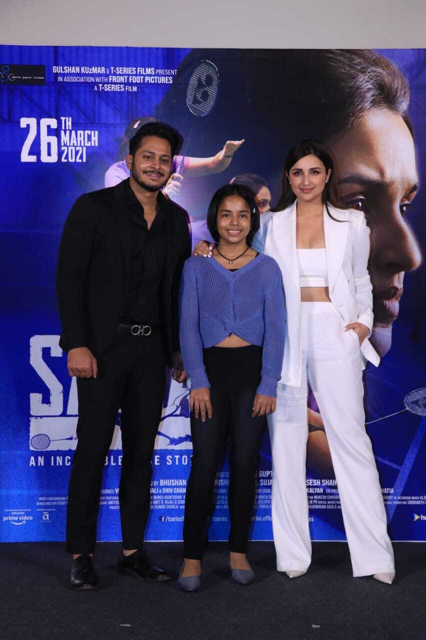 Parineeti Chopra's Saina Movie Trailer launch in Mumbai