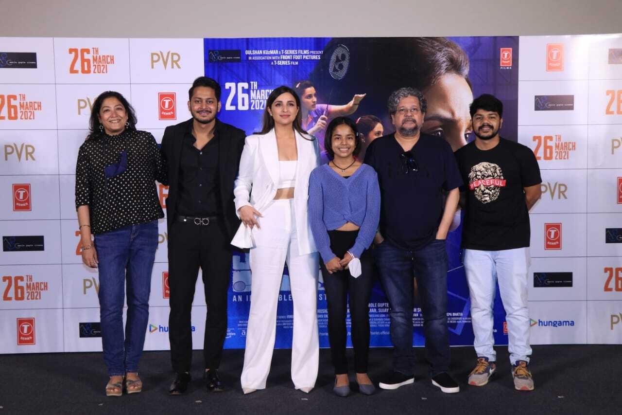 Parineeti Chopra's Saina Movie Trailer launch in Mumbai