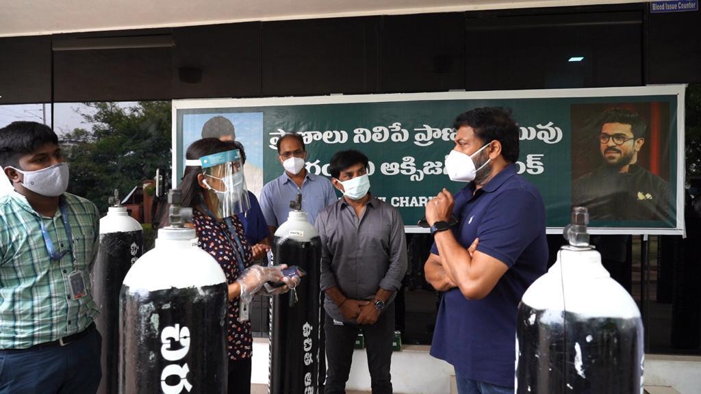 Chiranjeevi launches oxygen bank at Anandpur and Guntur today