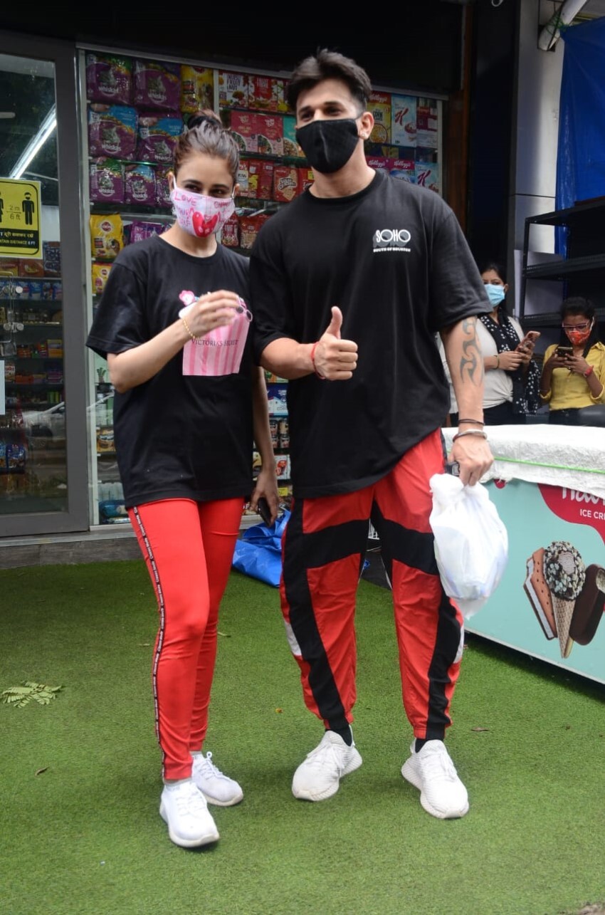 Prince Narula and Yuvika Chaudhary spotted at Andheri