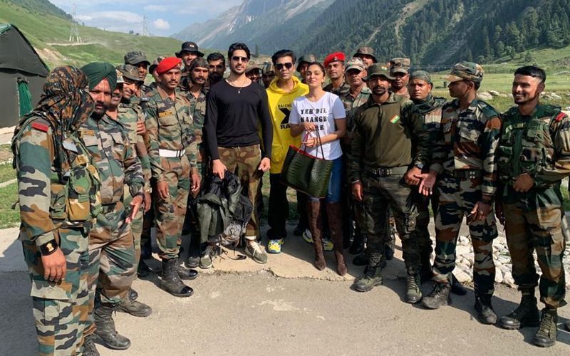 Shershaah BTS Pictures Featuring Sidharth Malhotra And Kiara Advani