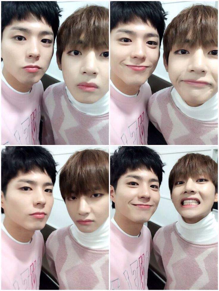 Park Bo Gum & BTS Taehyung Aka V's Pictures That Are Friendship Goals
