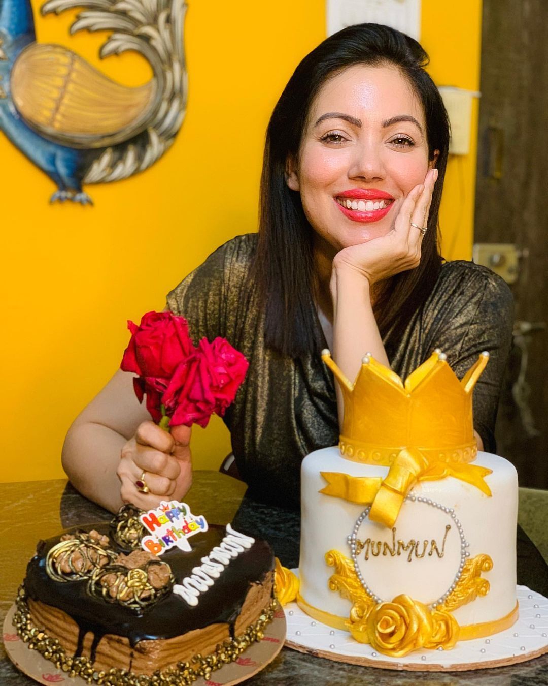 Taarak Mehta Ka Ooltah Chashmah's Munmun Dutta Celebrates Birthday With Her Mother & Pet Cat