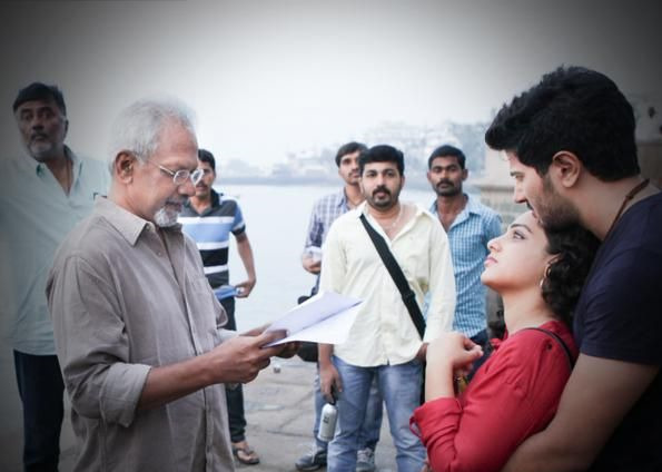 These BTS Pictures Of Dulquer Salmaan And Nithya Menen From The Sets Of OK Kanmani Are All Things Love!