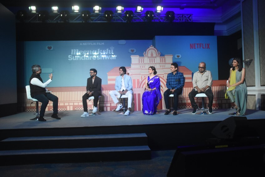 Meenakshi Sundareshwar Trailer Launch