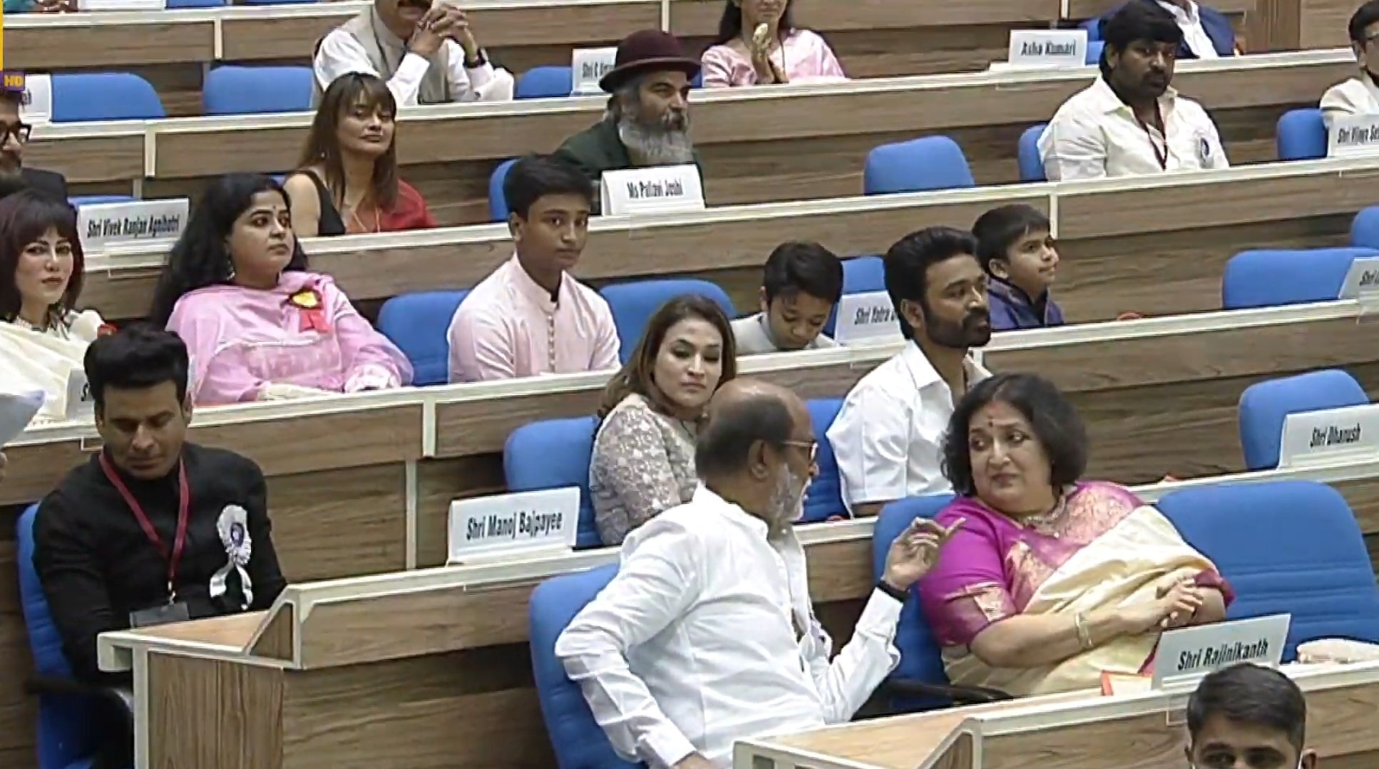 Rajinikanth's Viral Pictures From The 67th National Film Awards Ceremony