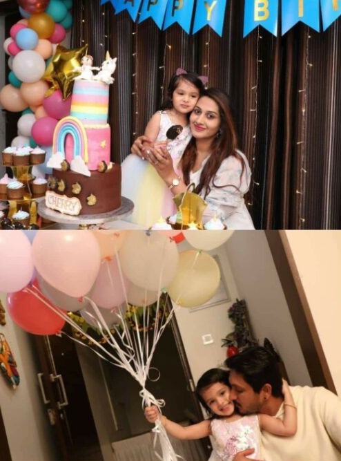 Ajay Rao Daughter Cherishma Birthday Celebration 2021