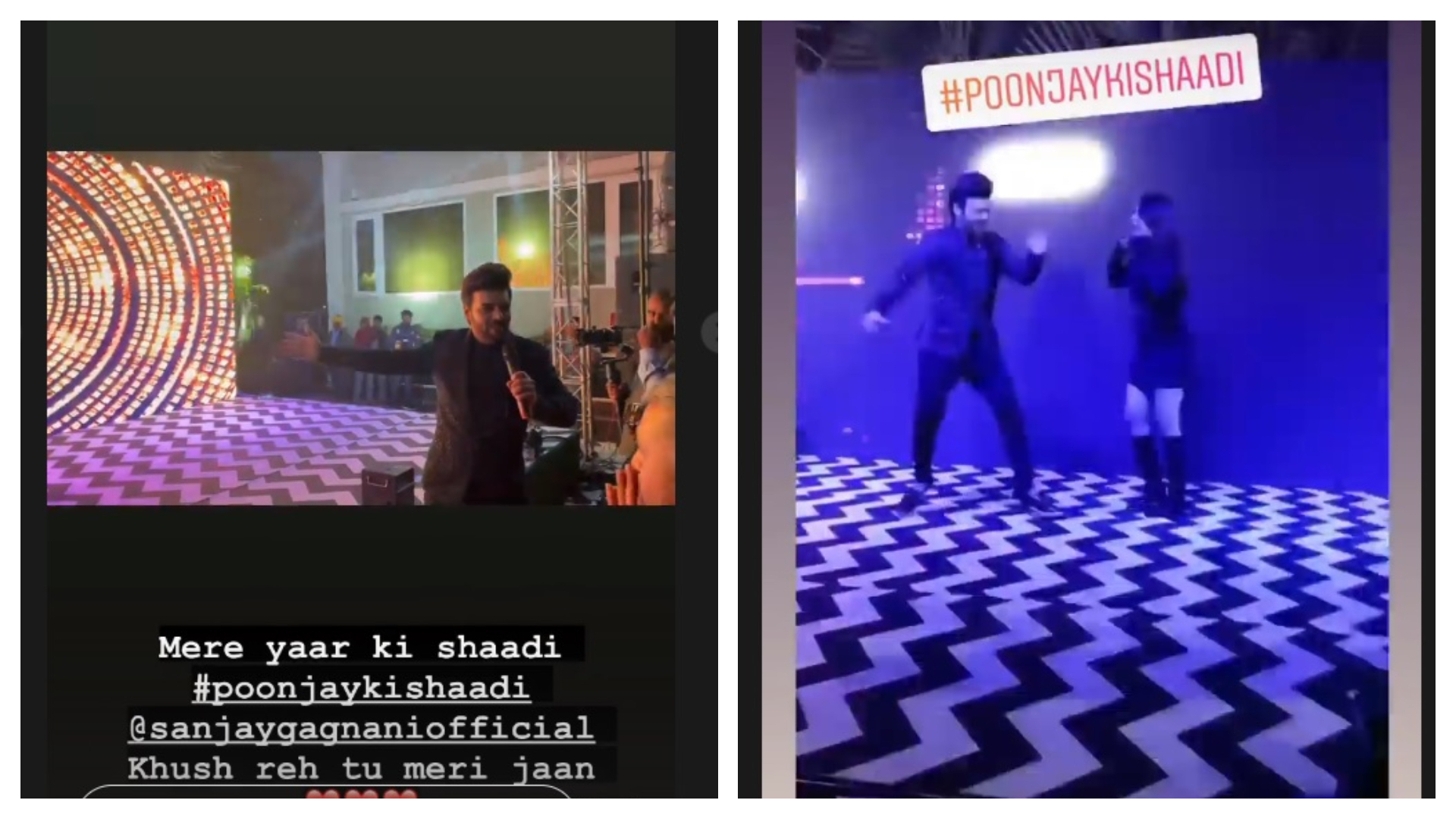 Sanjay Gagnani & Poonam Preet Dazzle At Their Haldi, Mehndi & Sangeet Functions