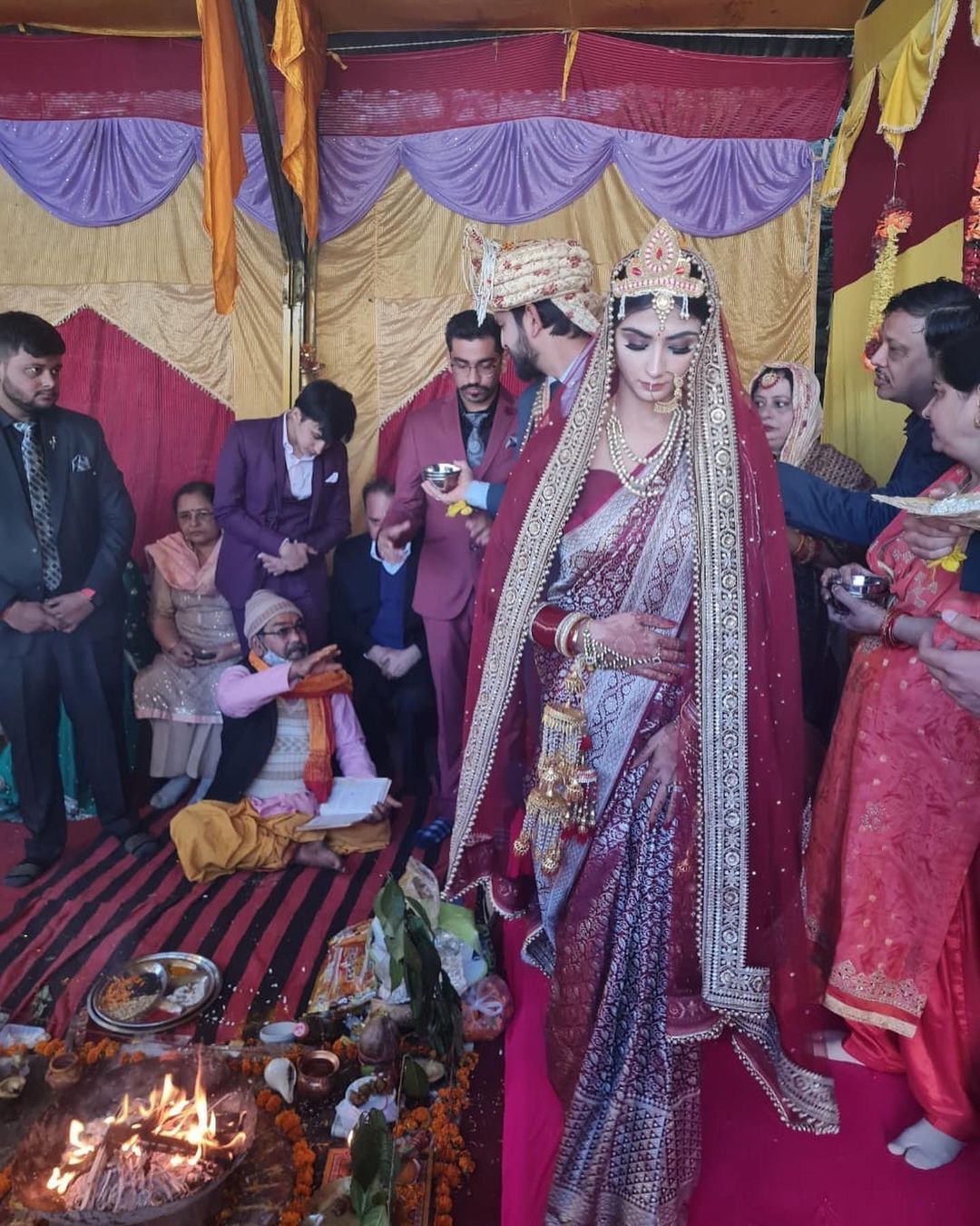 Swaragini Actress Nikita Sharma Gets Married To Rohandeep Singh At Shiv Temple In Uttarakhand