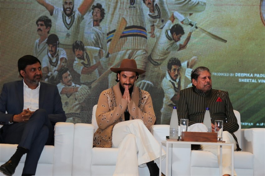 Ranveer Singh At 83 Movie Press Meet In Kochi, Kerala