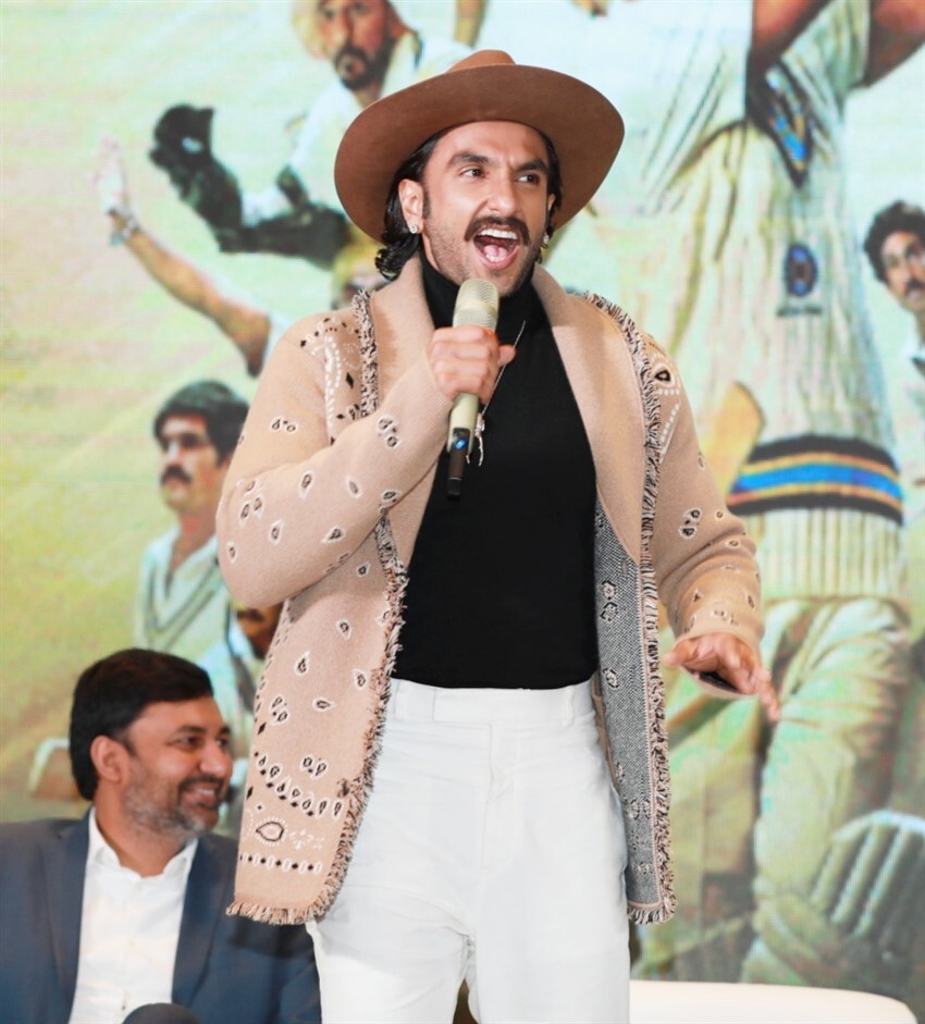 Ranveer Singh At 83 Movie Press Meet In Kochi, Kerala