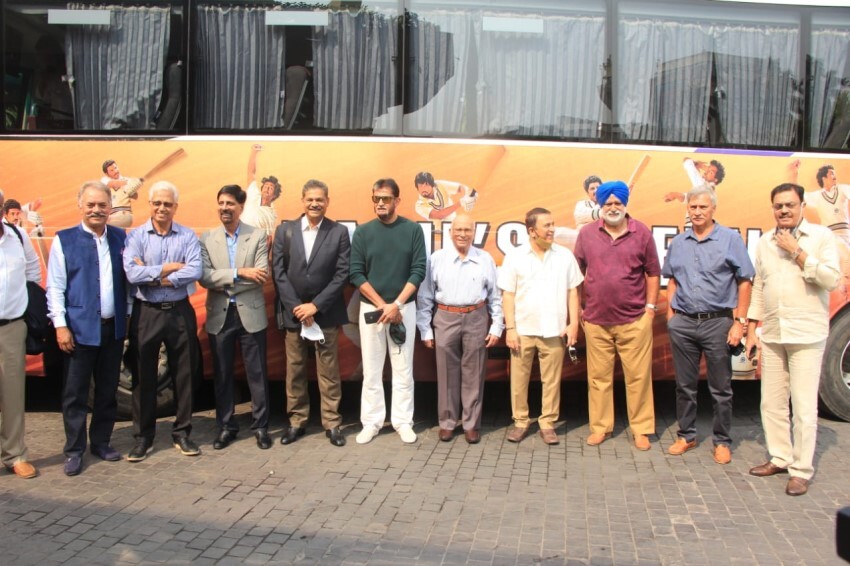 Ranveer Singh & the Cast of Movie '83' and the 1983 World Cup players snapped at Filmcity