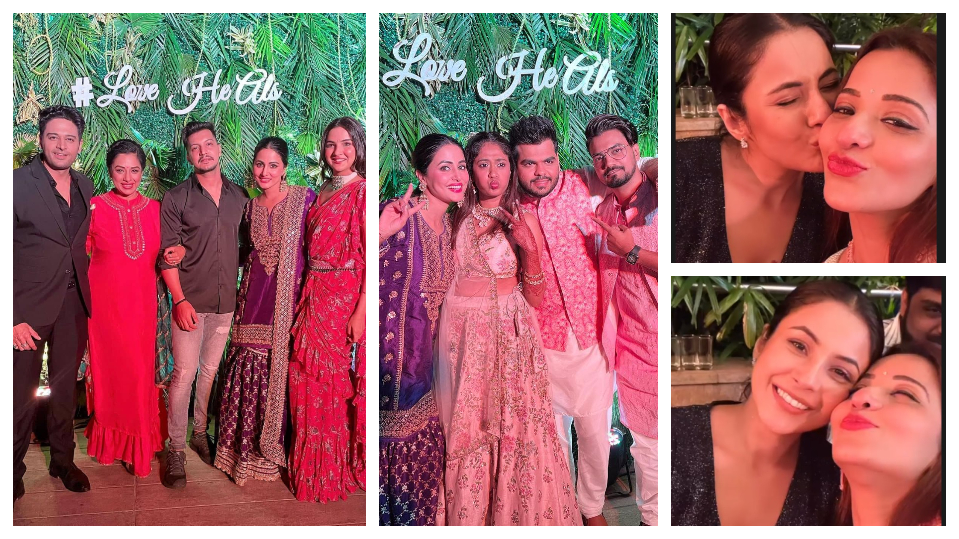 Shehnaaz Gill, Hina Khan, Jasmin Bhasin & Others Attend Friend’s Engagement Party; Monalisa Shares Adorable Pictures With Sana