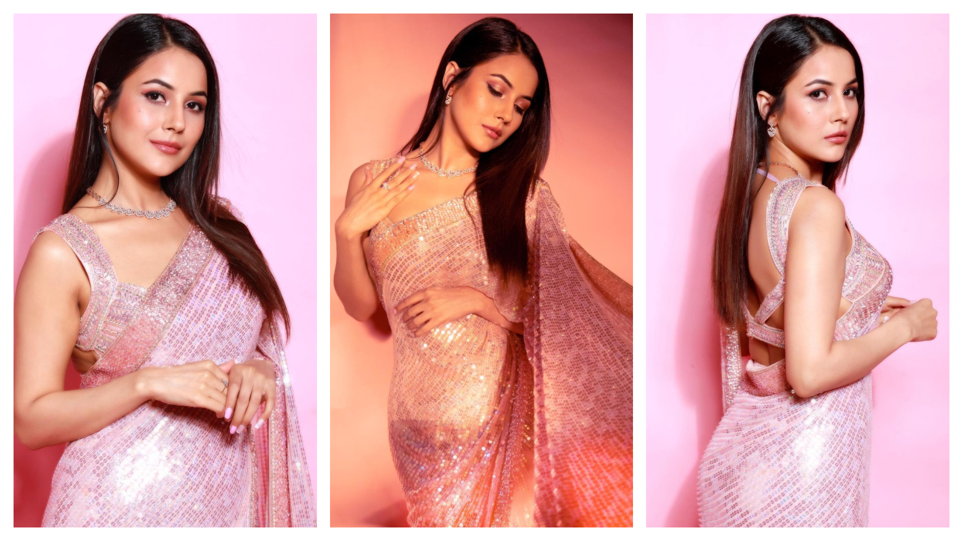 Shehnaaz Gill Dazzles In Sequinned Saree; Is This Her Look For Bigg Boss 15 Grand Finale?