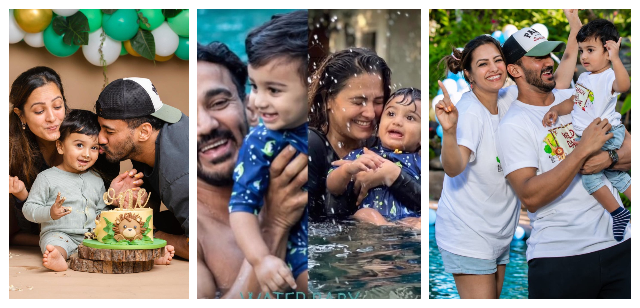 Anita Hassanandani & Rohit Reddy Celebrate Their Little Munchkin Aaravv First Birthday