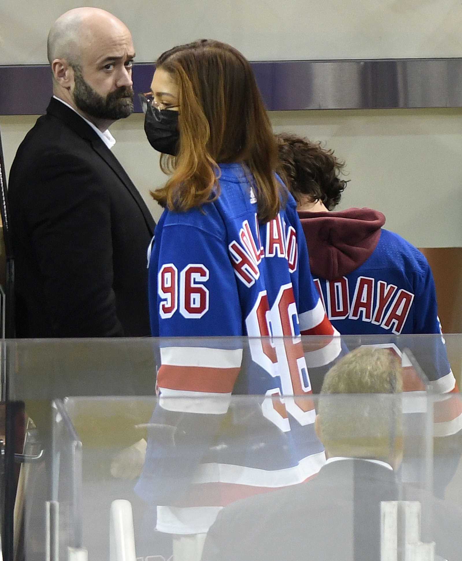 Tom Holland And Zendaya Give Couples Goal By Wearing Matching Jerseys During Hockey Game