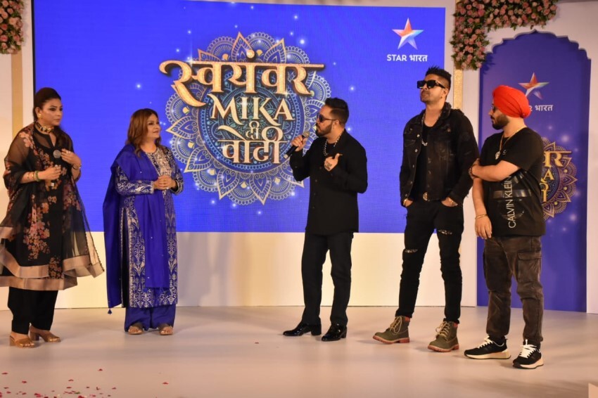 Mika Singh at the launch of his show Swayamvar Mika Di Vohti