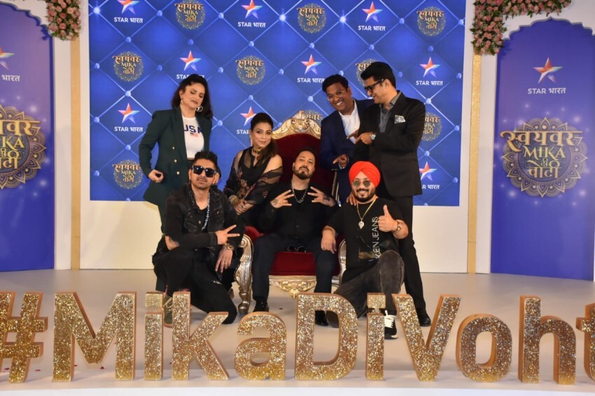 Mika Singh at the launch of his show Swayamvar Mika Di Vohti