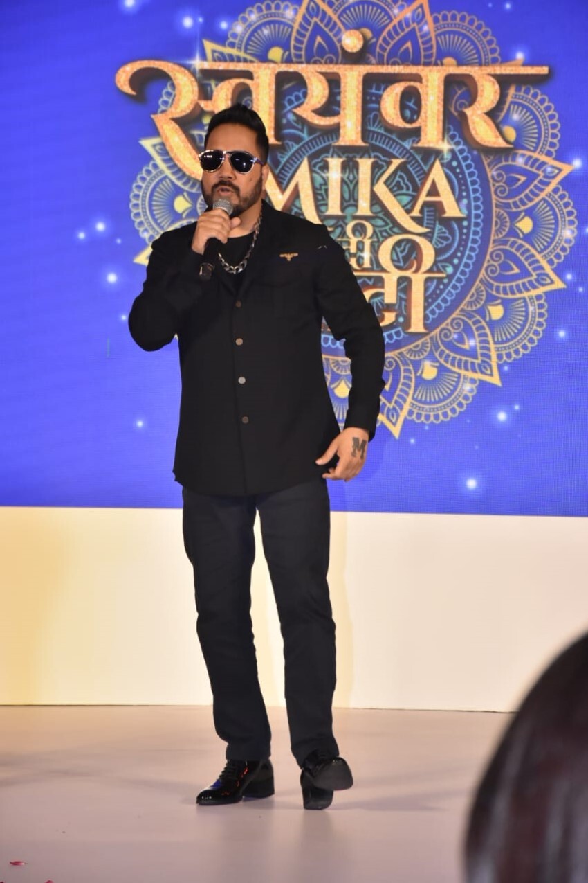 Mika Singh at the launch of his show Swayamvar Mika Di Vohti