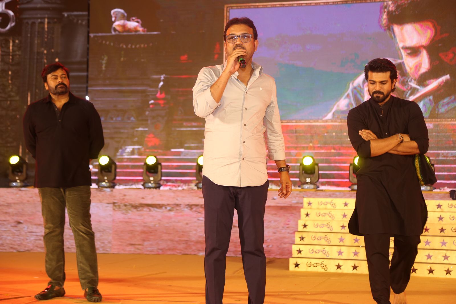 Acharya Movie Pre Release Event Stills