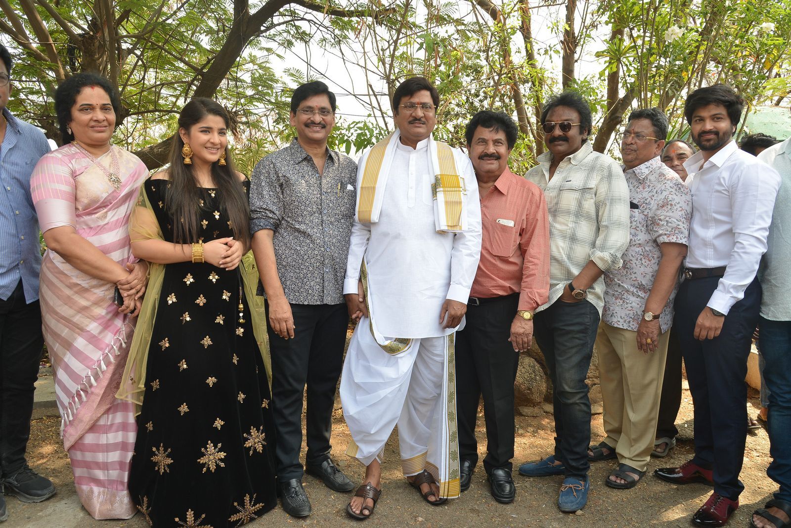 Organic Mama Hybrid Alludu Movie Opening