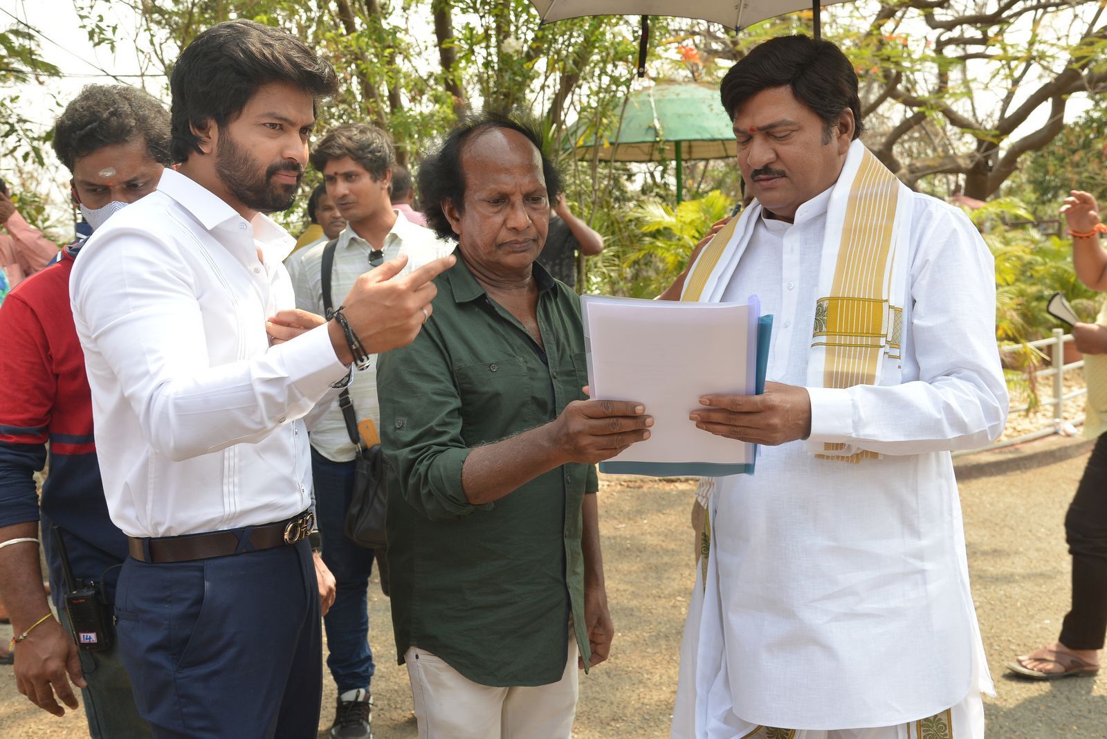 Organic Mama Hybrid Alludu Movie Opening