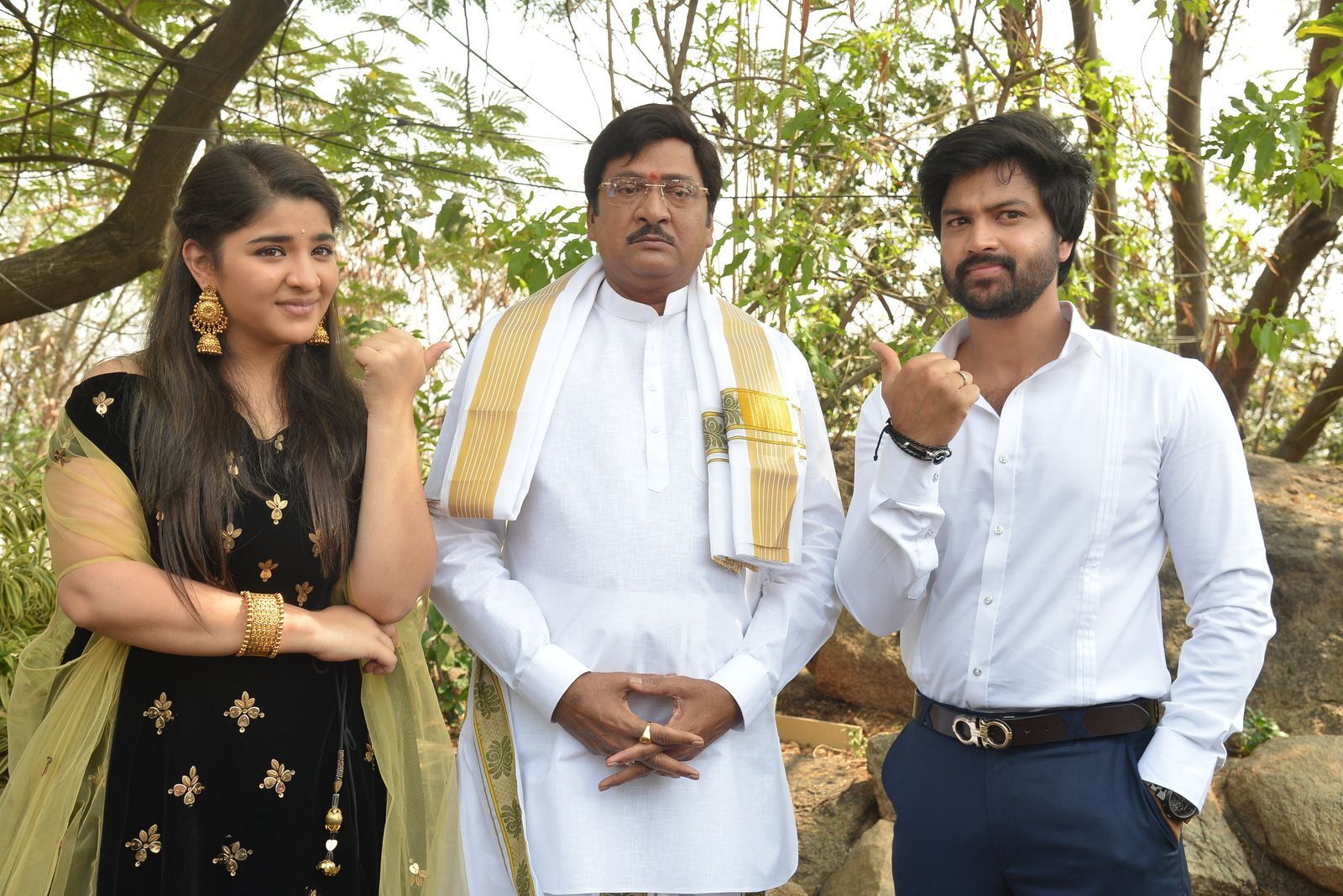 Organic Mama Hybrid Alludu Movie Opening