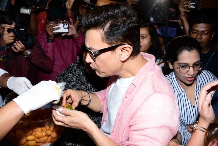 Aamir Khan at Laal Singh Chaddha trailer preview