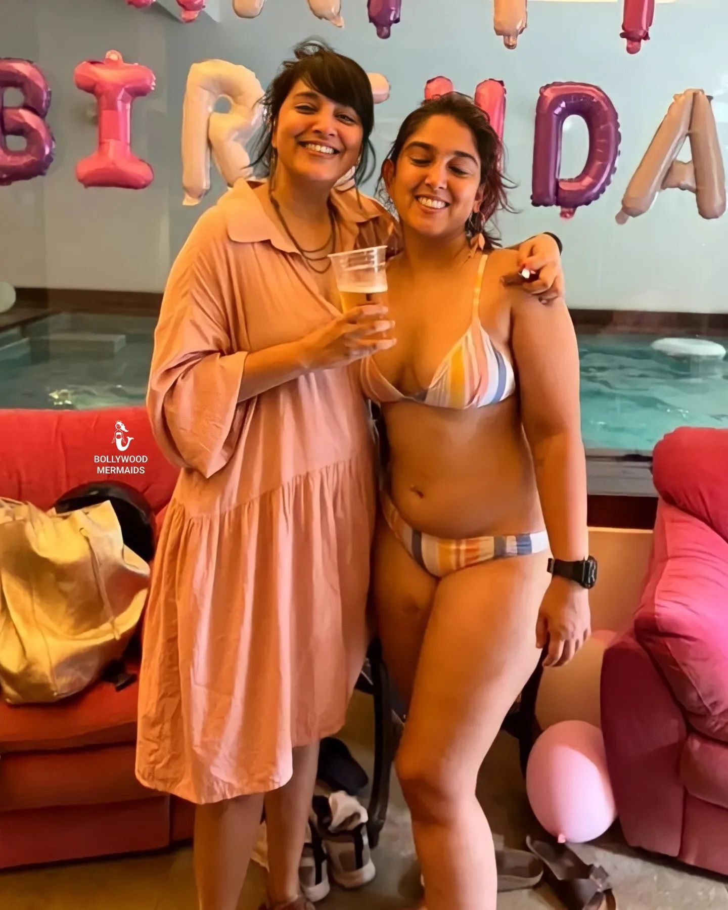 Ira Khan Kisses Fatima Sana Shaikh In Her New Birthday Party Pictures