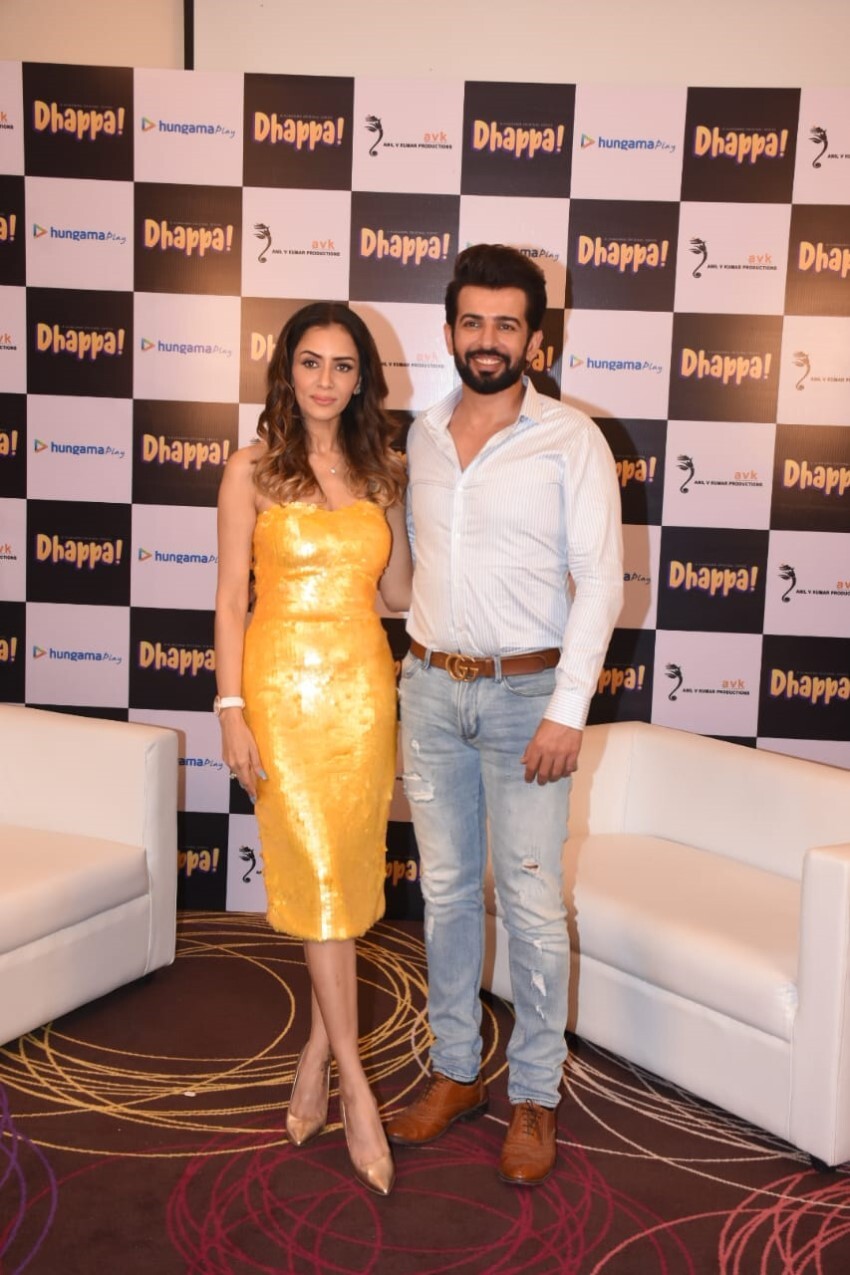 Jay Bhanushali, Monalisa, Vishal Singh and others at Dhappa web series launch