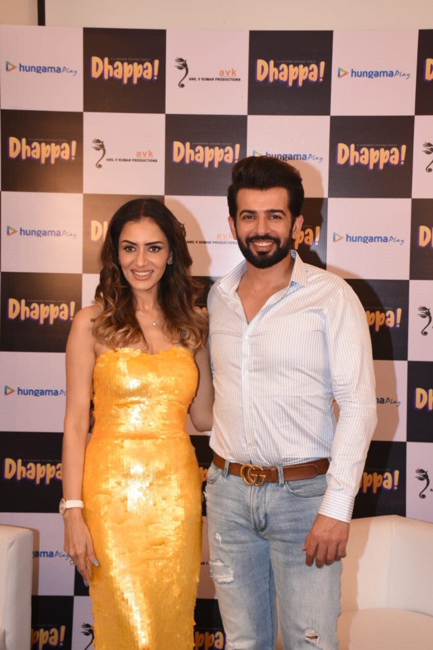 Jay Bhanushali, Monalisa, Vishal Singh and others at Dhappa web series launch