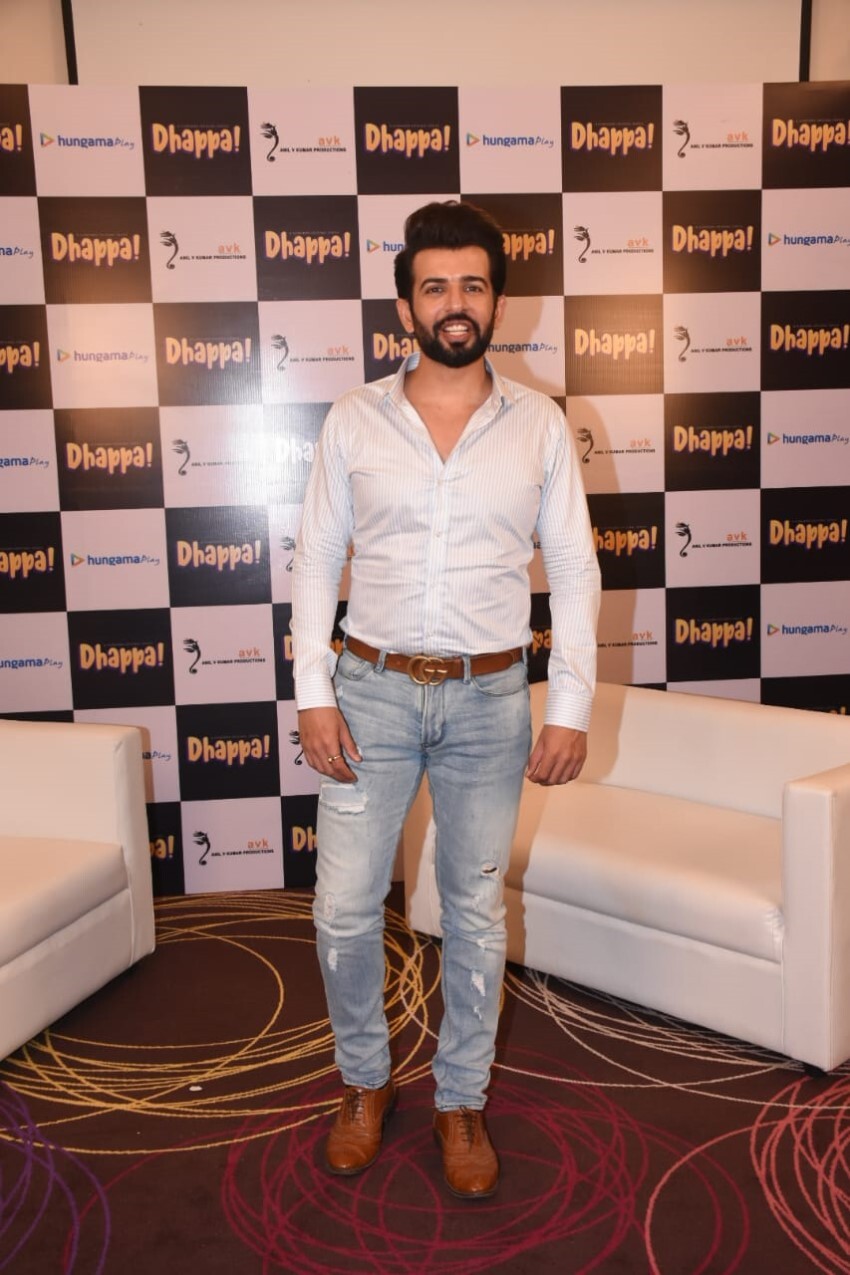 Jay Bhanushali, Monalisa, Vishal Singh and others at Dhappa web series launch