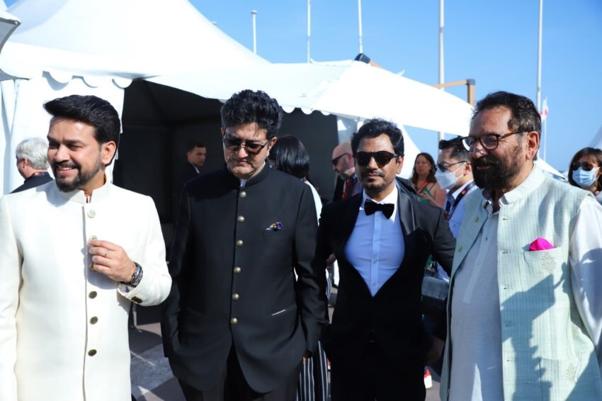 R Madhavan, Nawazuddin Siddiqui and Anurag Thakur and other celebs at Cannes 2022