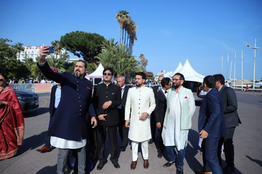 R Madhavan, Nawazuddin Siddiqui and Anurag Thakur and other celebs at Cannes 2022