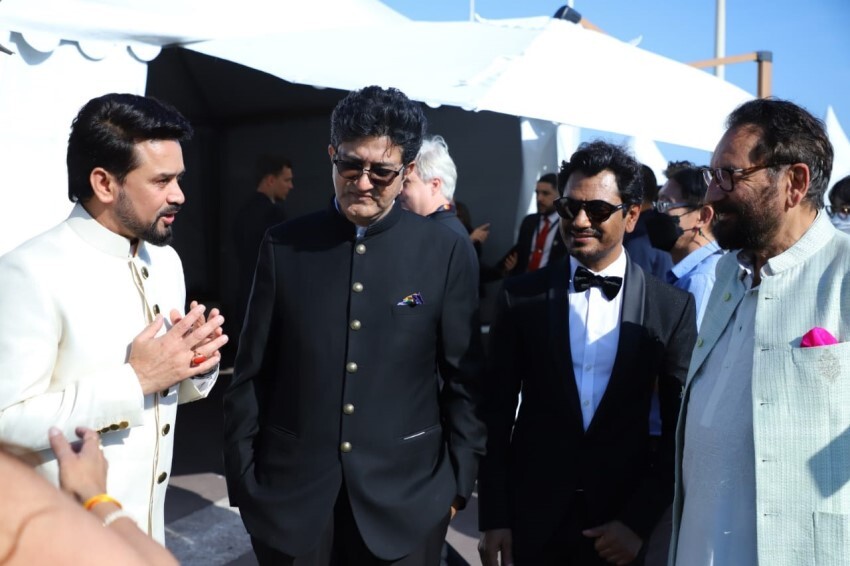 R Madhavan, Nawazuddin Siddiqui and Anurag Thakur and other celebs at Cannes 2022