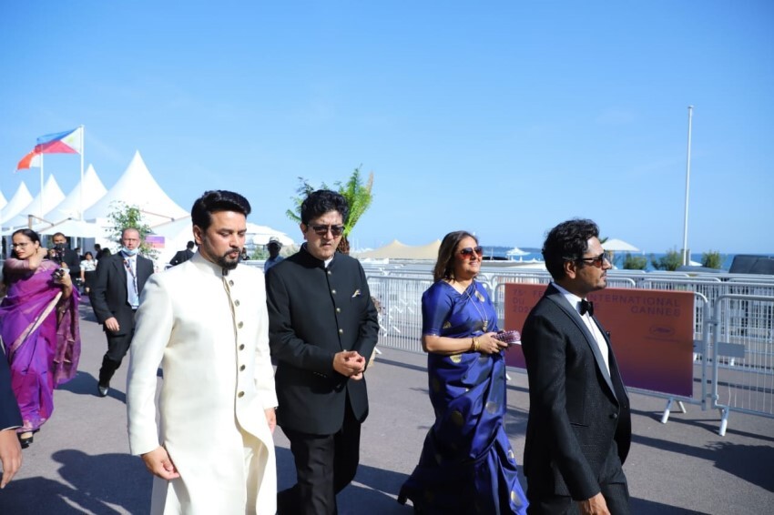 R Madhavan, Nawazuddin Siddiqui and Anurag Thakur and other celebs at Cannes 2022