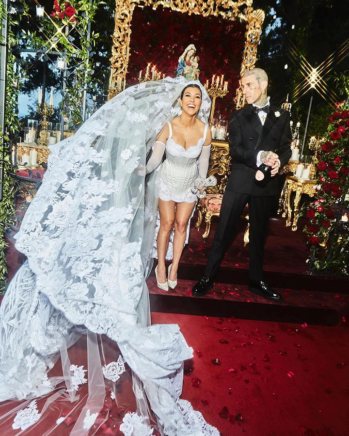 Watch Kourtney Kardashian, Travis Barker Tie The Knot In Lavish Italian Ceremony