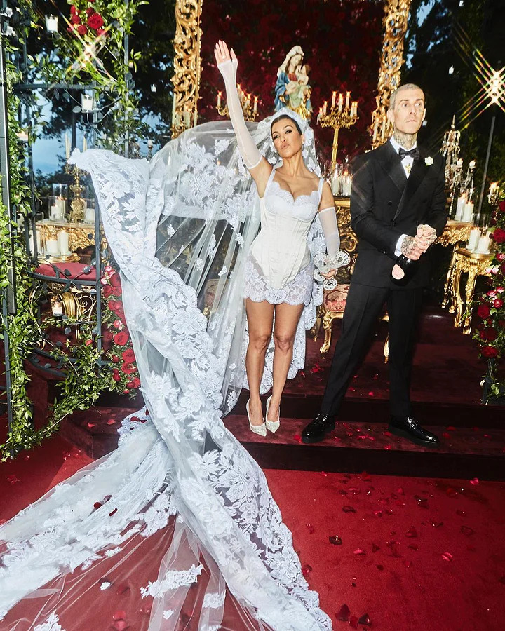 Watch Kourtney Kardashian, Travis Barker Tie The Knot In Lavish Italian Ceremony