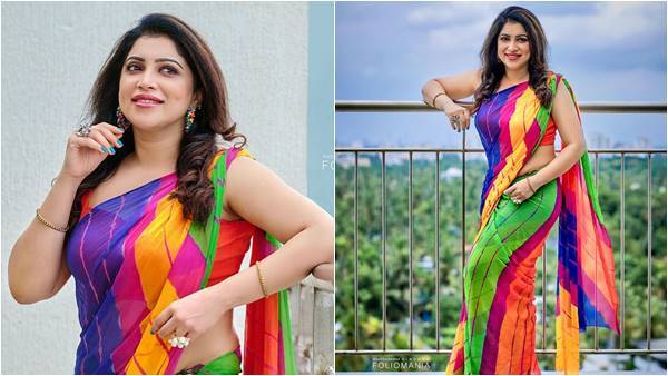 കളര്‍ഫുള്‍ ലുക്കില്‍ വൈഗ; ഇതെന്താ പഞ്ചവര്‍ണ്ണ തത്തയോ എന്ന് സോഷ്യല്‍ മീഡിയ, ചിത്രങ്ങൾ