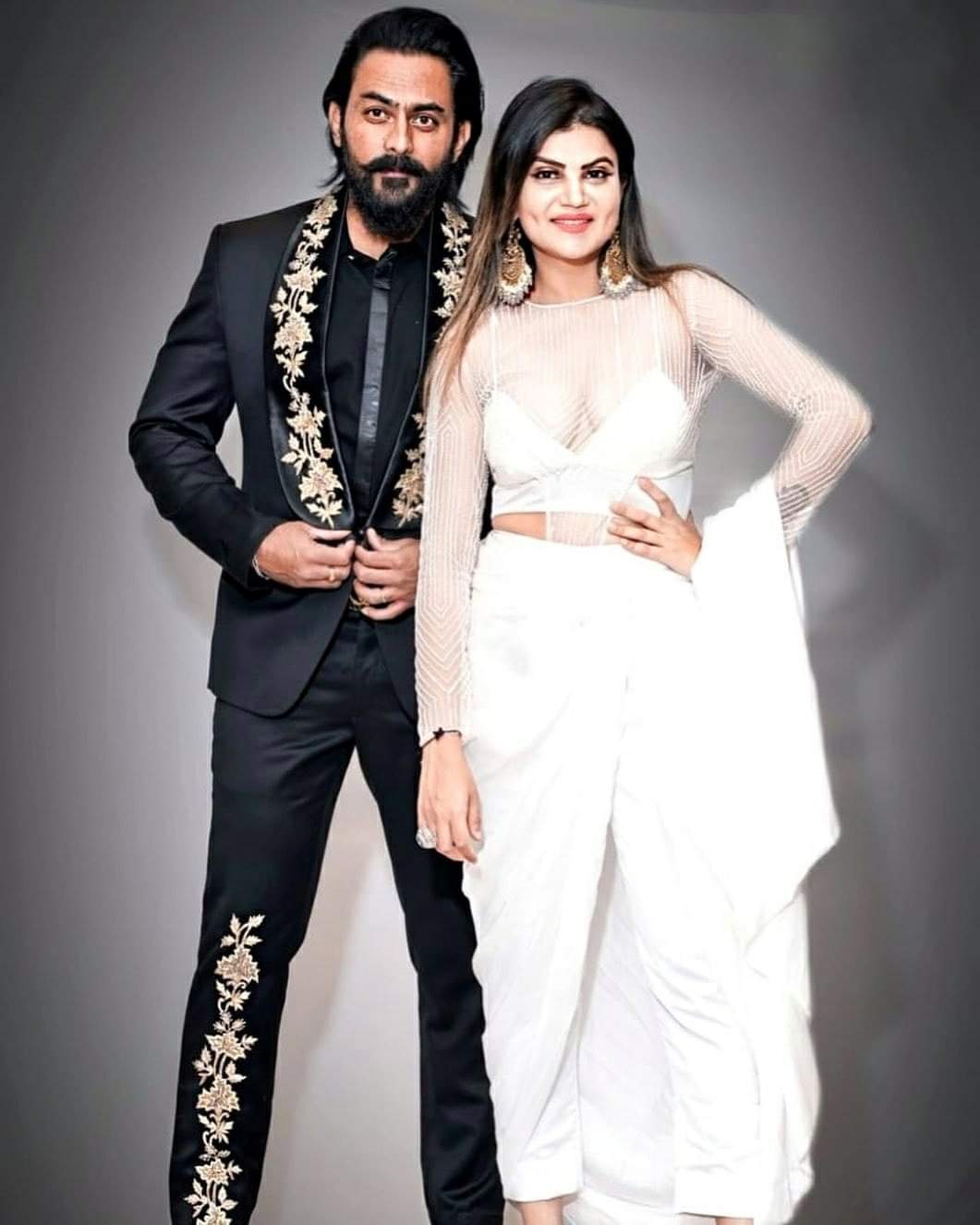 Karthik Jayaram With Rumour Girl Friend Aparnna Samanta