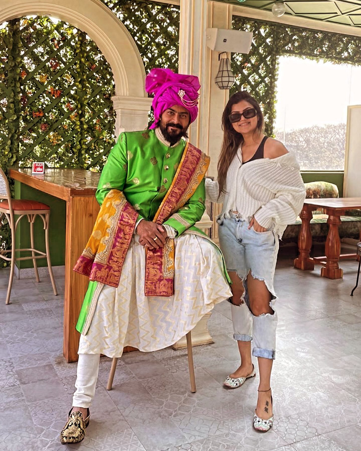 Karthik Jayaram With Rumour Girl Friend Aparnna Samanta