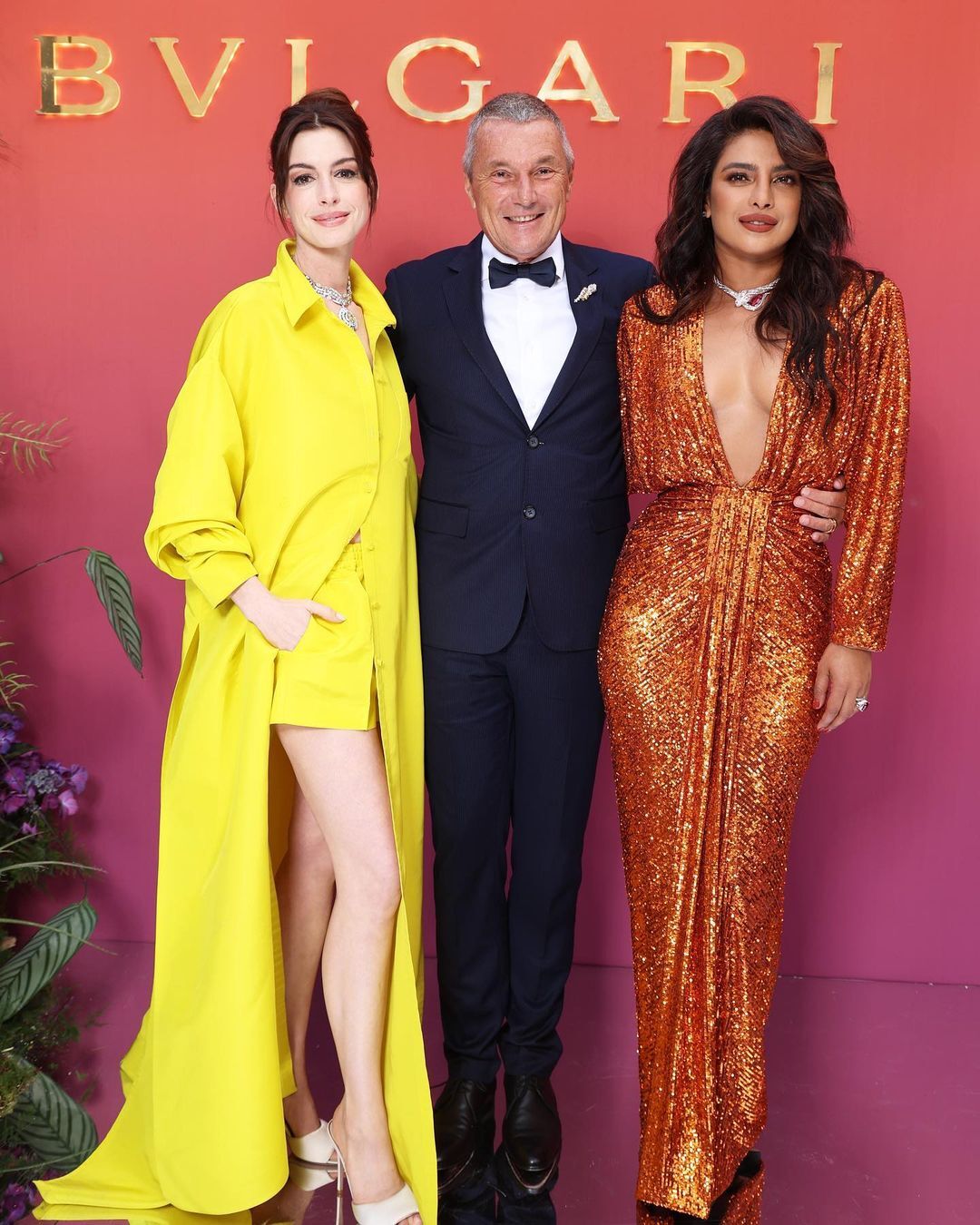 Priyanka Chopra Bonds With Anne Hathaway and Blackpink's Lisa In Paris