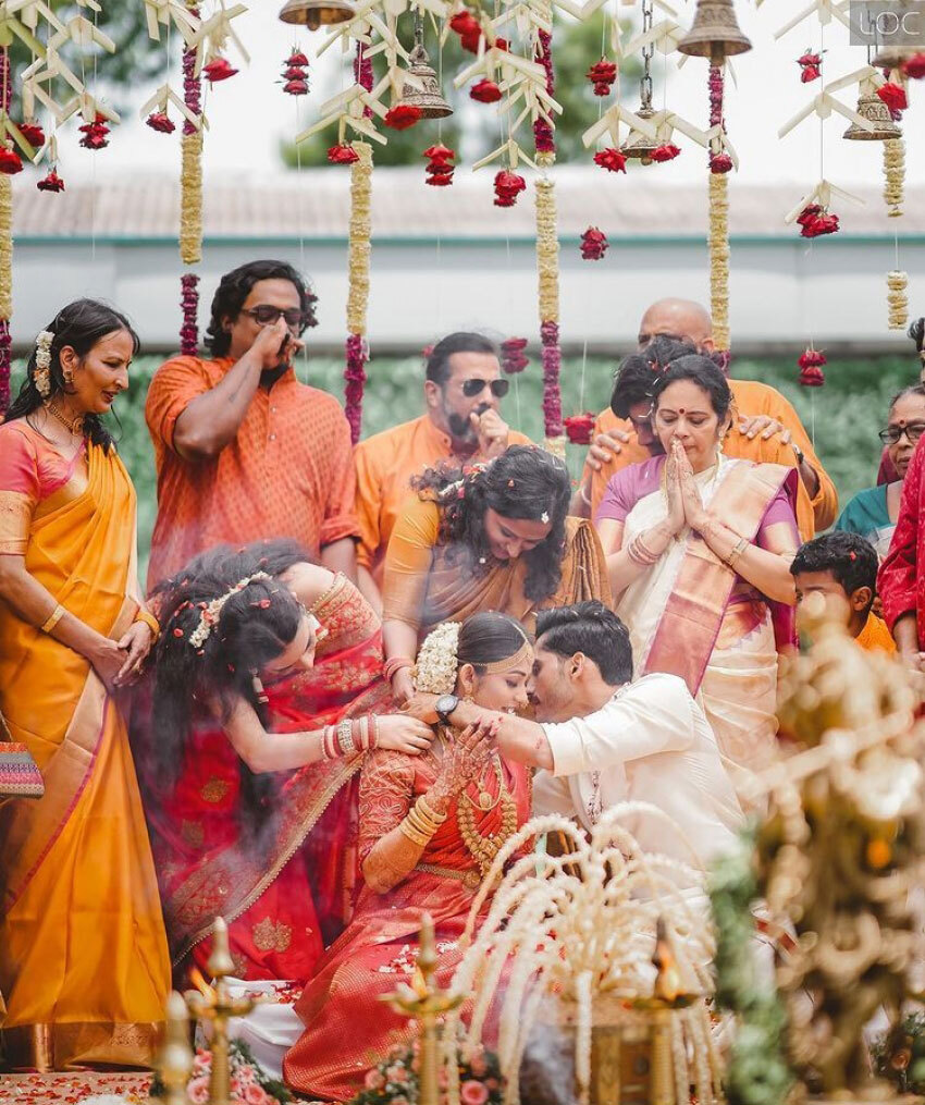 Vishak Nair And Jayapria Nair Narriage Photos