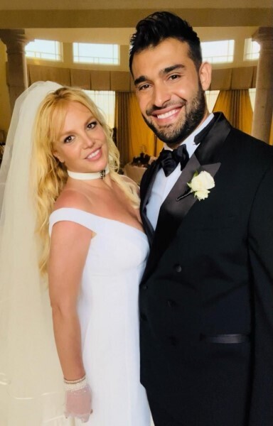 Wedding Photos Of American Musician Britney Spears And Actor Sam Asghari