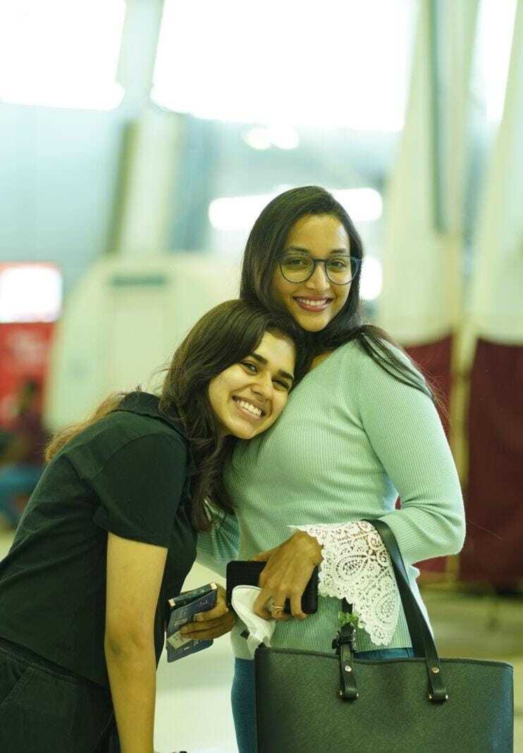 Chiyaan Vikram Meenakshi Govindharajan Srinidhi Shetty (Cobra Team) At Trichy