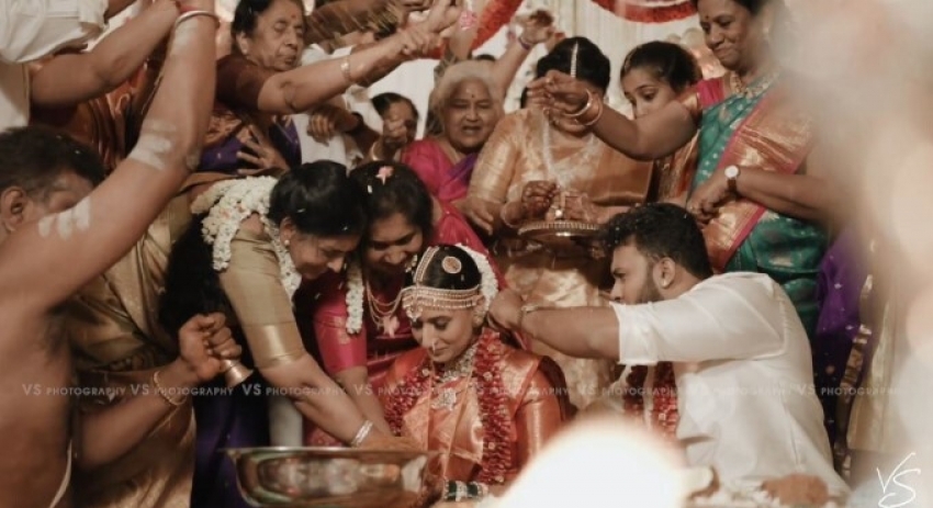 Ravichandran Son Manorajan And Sangeetha Marriage Photos